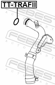 Guarnizione, Flangia refrigerante - TT-TRAFII FEBEST