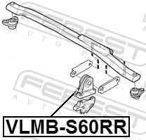 Engine Mounting - VLMB-S60RR FEBEST