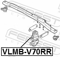 Sospensione, Motore - VLMB-V70RR FEBEST