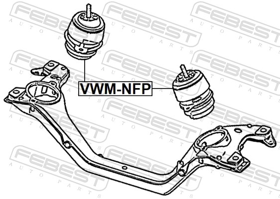 Engine Mounting - VWM-NFP FEBEST