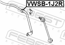 Stabiliser Mounting - VWSB-1J2R FEBEST