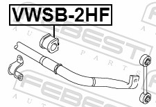 Stabiliser Mounting - VWSB-2HF FEBEST