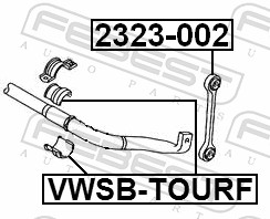 Stabiliser Mounting - VWSB-TOURF FEBEST