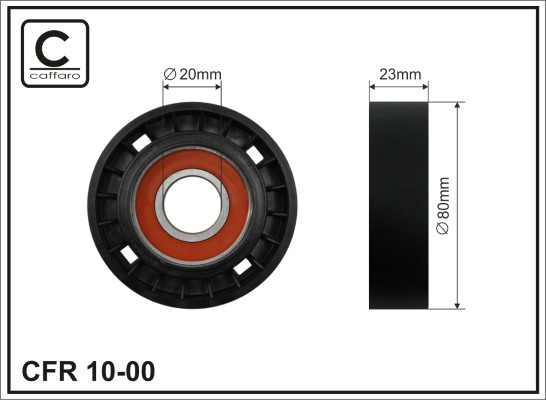 Galoppino/Guidacinghia, Cinghia Poly-V - 10-00 CAFFARO