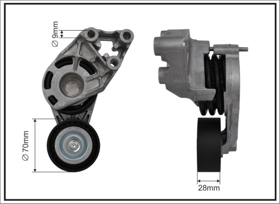 Braccio tenditore, Cinghia Poly-V - 118087SP CAFFARO