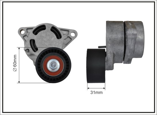 Braccio tenditore, Cinghia Poly-V - 118700SP CAFFARO
