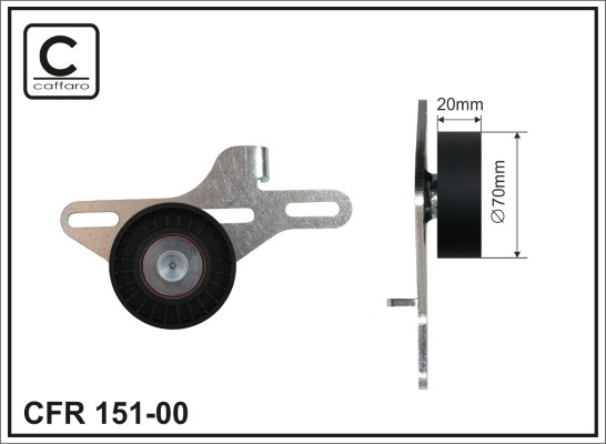 Belt Tensioner, V-ribbed belt - 151-00 CAFFARO
