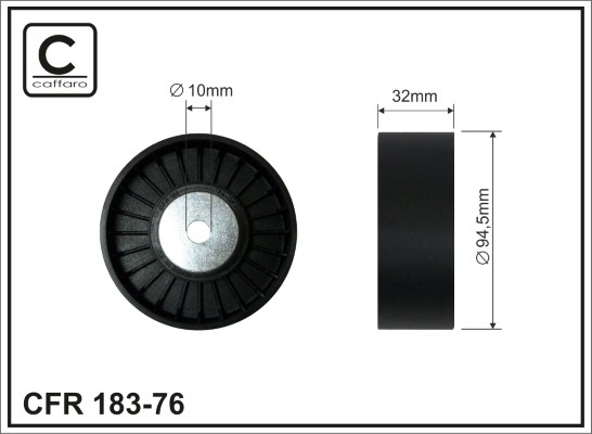 Galoppino/Guidacinghia, Cinghia Poly-V - 183-76 CAFFARO