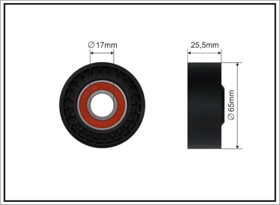 Rullo tenditore, Cinghia Poly-V - 272-00 CAFFARO