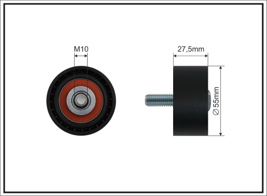 Deflection/Guide Pulley, timing belt - 320-99 CAFFARO
