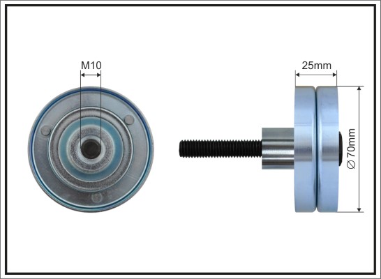 Deflection/Guide Pulley, V-ribbed belt - 359-55 CAFFARO