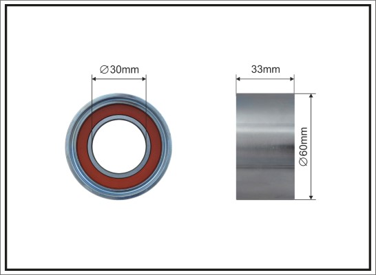Rullo tenditore, Cinghia dentata - 361-00 CAFFARO