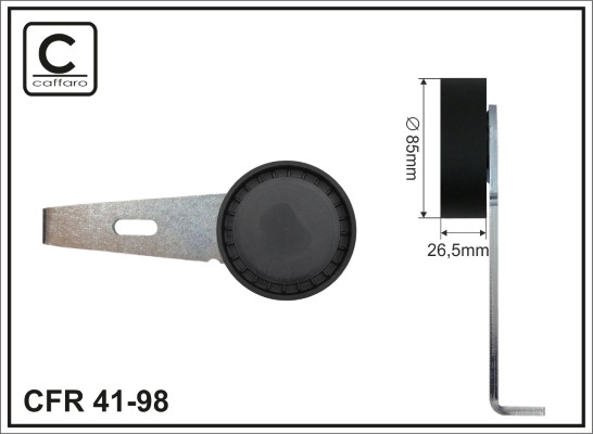 Tendicinghia, Cinghia Poly-V - 41-98 CAFFARO