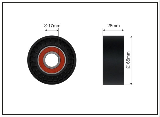 Rullo tenditore, Cinghia dentata - 500030 CAFFARO