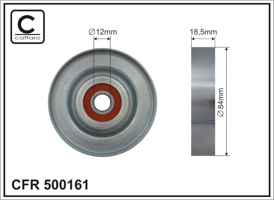 Rullo tenditore, Cinghia Poly-V - 500161 CAFFARO