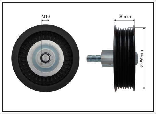 Deflection/Guide Pulley, V-ribbed belt - 500275 CAFFARO