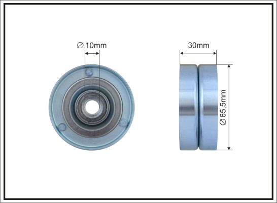 Deflection/Guide Pulley, V-ribbed belt - 500368 CAFFARO