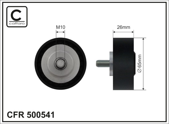 Galoppino/Guidacinghia, Cinghia Poly-V - 500541 CAFFARO