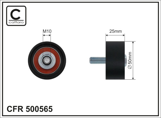 Galoppino/Guidacinghia, Cinghia Poly-V - 500565 CAFFARO