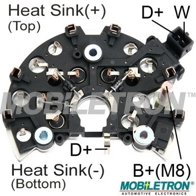 Rectifier, alternator - RB-107H MOBILETRON
