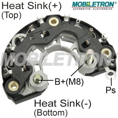 Rectifier, alternator - RB-116H MOBILETRON