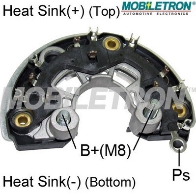 Rectifier, alternator - RB-166H MOBILETRON