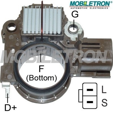 Regolatore alternatore - VR-H2009-128 MOBILETRON