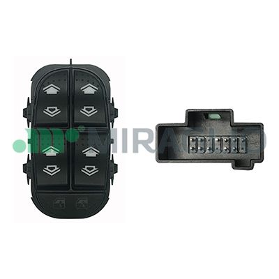 Switch, window regulator - 121/FRB76002 MIRAGLIO
