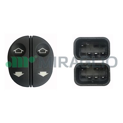Switch, window regulator - 121/FRB76003 MIRAGLIO