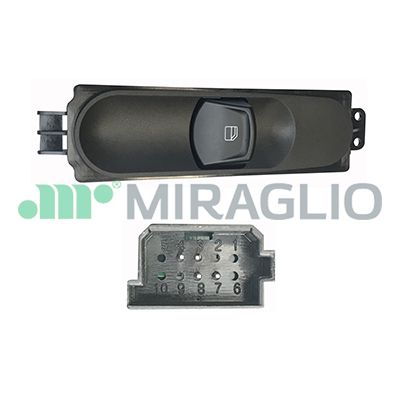 Switch, window regulator - 121/MEP76003 MIRAGLIO