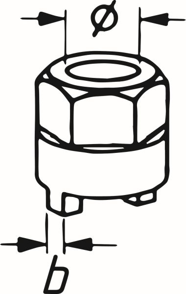 Цанговые ключи, стойка амортизатора - 2593-4 HAZET