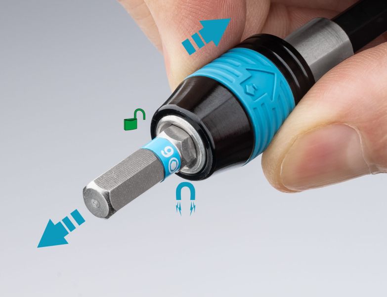 Extension, sockets - 2239N-6 HAZET