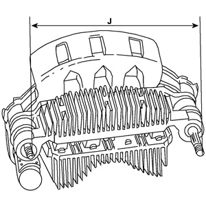 Raddrizzatore, Alternatore - 131458 HC-Cargo
