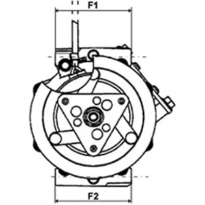 Compressor, air conditioning - 240837 HC-Cargo