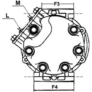 Compressor, air conditioning - 240837 HC-Cargo
