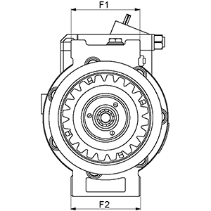 Compressor, air conditioning - 241398 HC-Cargo