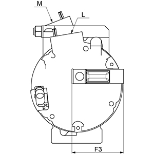 Compressor, air conditioning - 241398 HC-Cargo