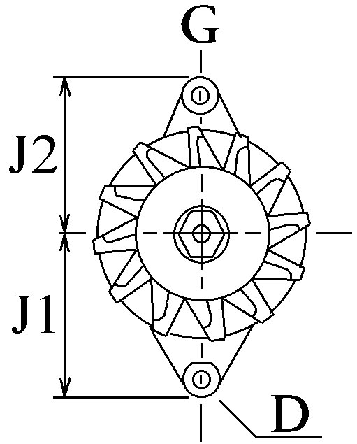 Alternator - F 032 112 333 HC-Cargo