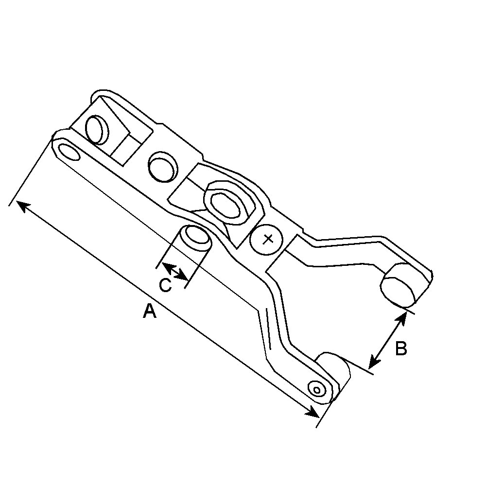 Einrückhebel, Starter - F 032 135 573 HC-Cargo
