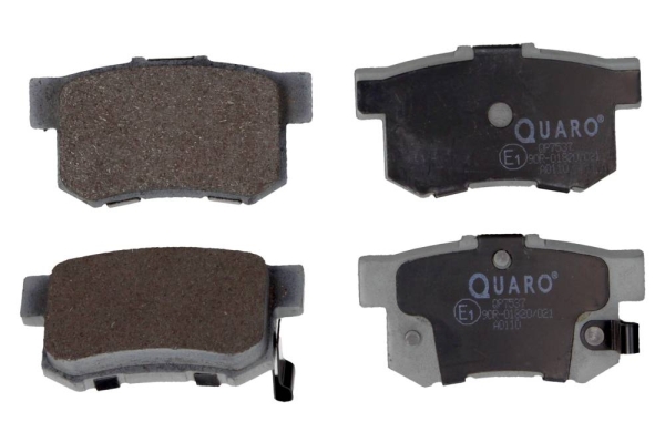 Комплект тормозных колодок, дисковый тормоз - QP7537 QUARO