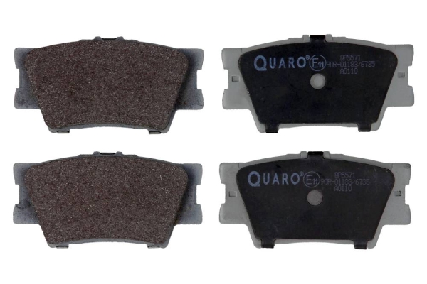 Brake Pad Set, disc brake - QP5571 QUARO