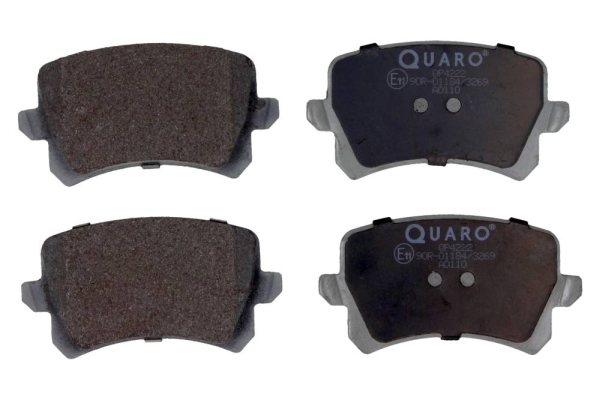 Brake Pad Set, disc brake - QP4222 QUARO