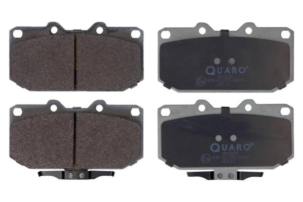 Комплект тормозных колодок, дисковый тормоз - QP0025 QUARO