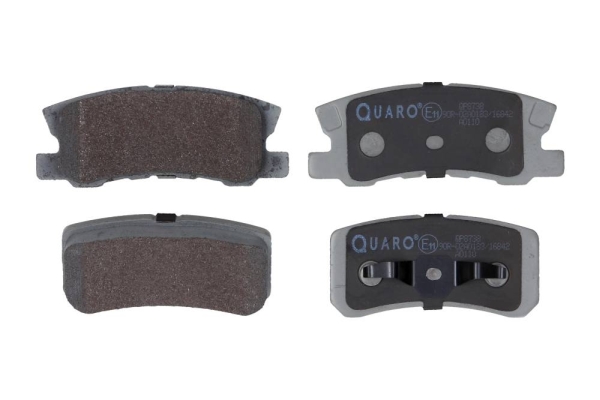 Комплект тормозных колодок, дисковый тормоз - QP8738 QUARO