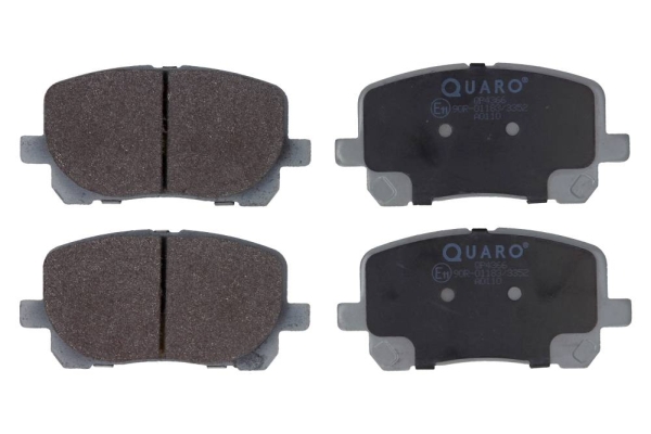 Brake Pad Set, disc brake - QP4366 QUARO