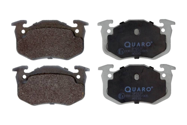 Brake Pad Set, disc brake - QP0137 QUARO
