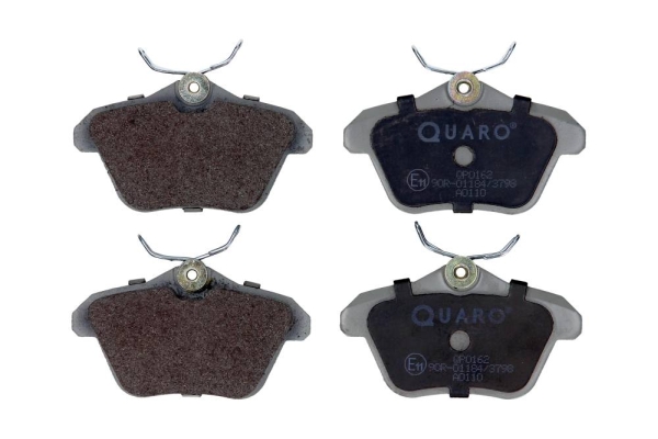Комплект тормозных колодок, дисковый тормоз - QP0162 QUARO