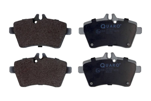 Комплект тормозных колодок, дисковый тормоз - QP2643 QUARO