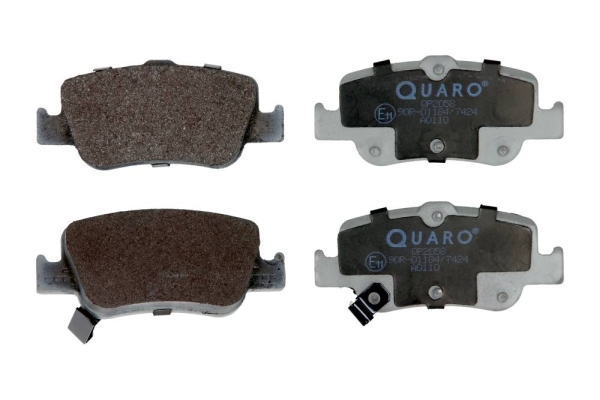 Kit pastiglie freno, Freno a disco - QP2058 QUARO