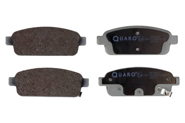 Brake Pad Set, disc brake - QP3663 QUARO